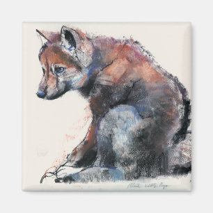 Íman Filhote de cachorro de lobo polonês 2001