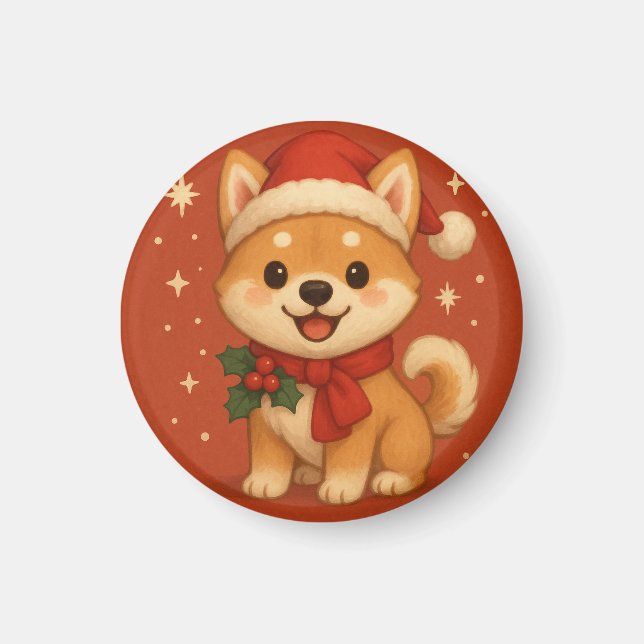 Íman Filhote de Natal Fofo (Frente)