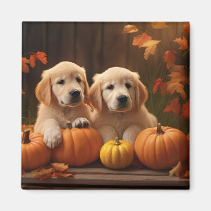 Íman Filhote de Retriever Dourado Delícia de Outono Abó