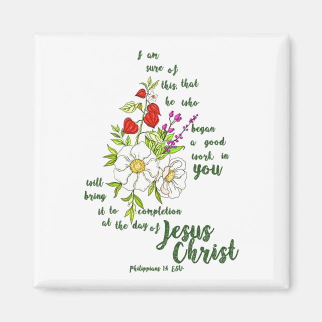 Íman Filipenses 1:6 (Frente)