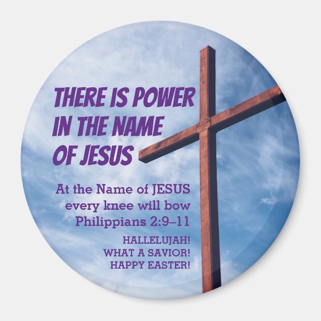 Íman Filipenses 2:9-11 PODER NO NOME DE JESUS (Frente)