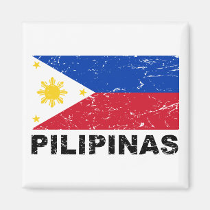 Íman Filipinas Flag Vintage