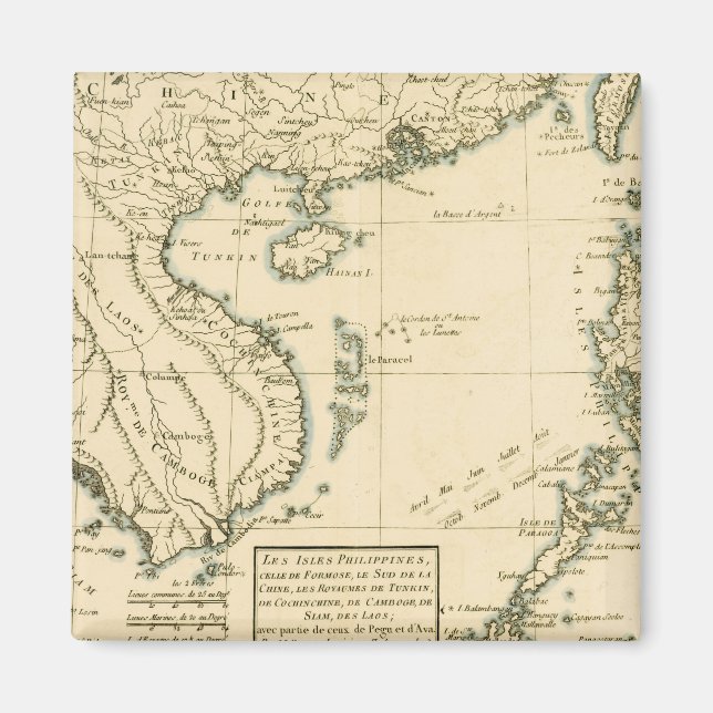 Íman Filipinas, Formosa | Sul da China (Frente)