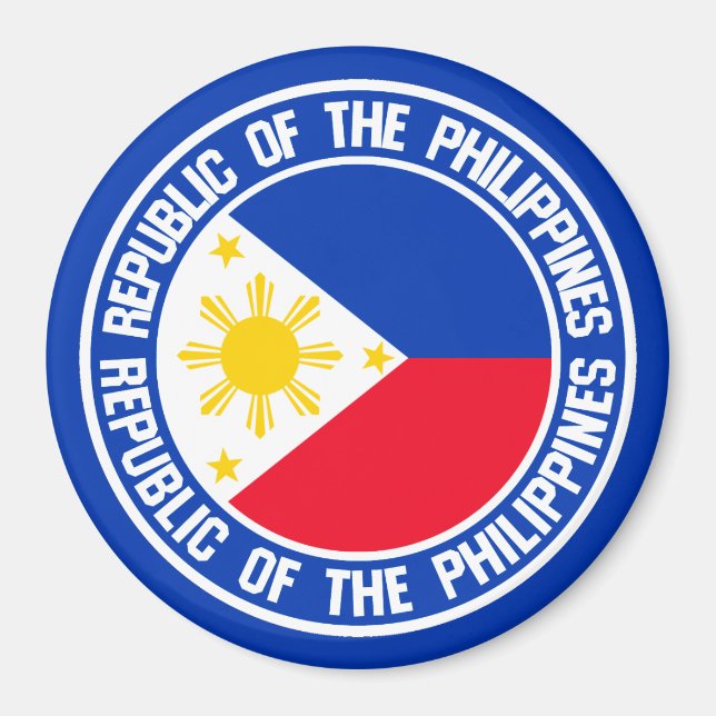 Íman Filipinas Round Emblem (Frente)