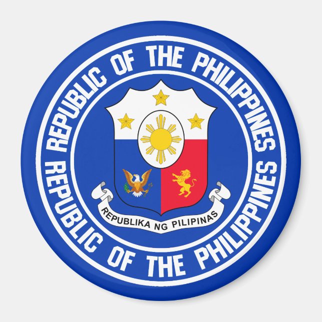 Íman Filipinas Round Emblem (Frente)