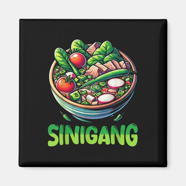 Íman Filipinas Sinigang Filipino Comida Pino (Frente)