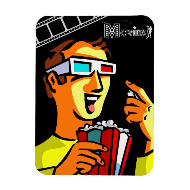 Íman FILME ALGUÉM? Magneta flexível (Vertical)