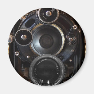Íman Filme de Lente Vintage com Fotografia de Câmera An