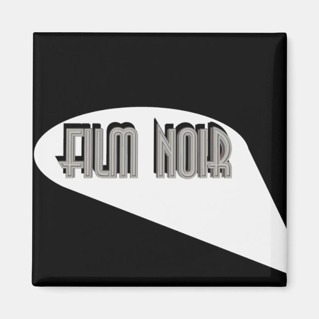 Íman Filme Noir ~ Capturado à Luz de Busca (Frente)