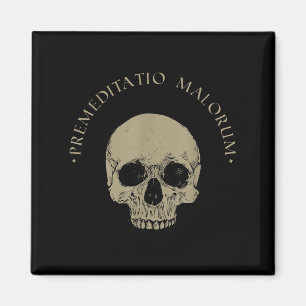 Íman Filosofia Estática Premeditação Malorum Skull Stoi