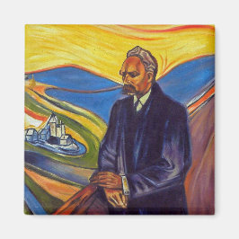 Íman Filósofo Friedrich Nietzsche (por Edvard Munch)