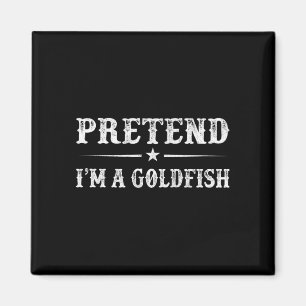 Íman Fim de semana de halloween de peixinho dourado em