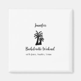 Íman Fim de semana de solteira clube da árvore de coco 