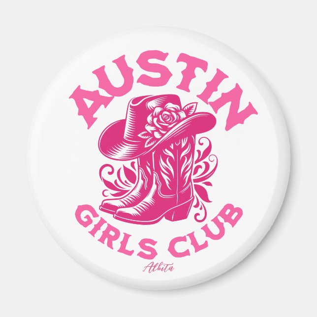 Íman fim de semana de solteira de austin (Frente)