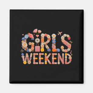 Íman Fim de semana retrô de meninas férias de surf viag