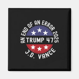 Íman Fim De Um Erro De Inauguração Da Trump Vance Trump