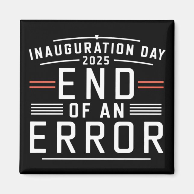 Íman Fim De Um Erro No Dia Da Inauguração De 2025 - A P (Frente)