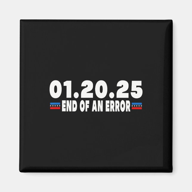 Íman Fim De Um Erro No Dia De Inauguração Jan 20 (Frente)