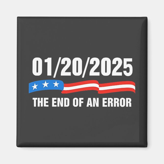 Íman Fim do Erro Janeiro 20 2025 Trump Inauguration (Frente)