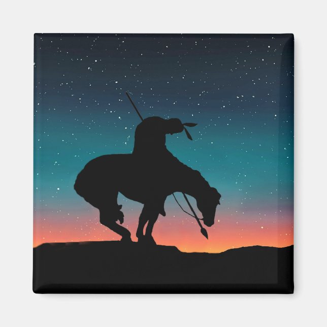 Íman Fim do Magneto Quadrado da Silhueta de Trilha (Frente)