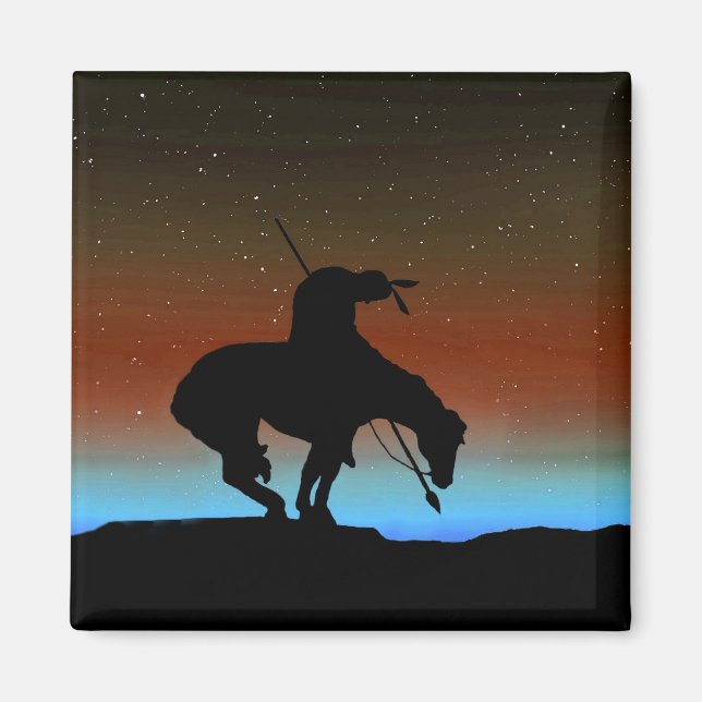 Íman Fim do Magneto Quadrado da Silhueta de Trilha (Frente)