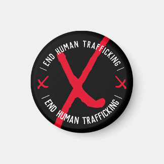 Íman FIM DO TRÁFICO HUMANO XXX a preto