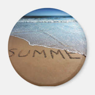 Íman Fim do verão na costa de Califórnia