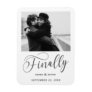 Íman Finalmente, Foto de Casamento Minimalista Salvar a