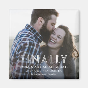 Íman Finalmente Salvar o ímã de casamento de data