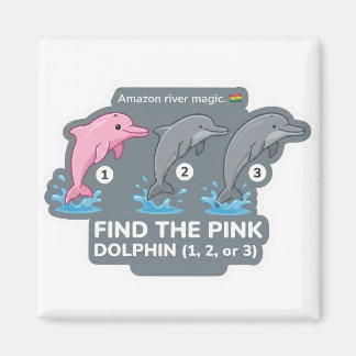 Íman Find the Pink Dolphin Animal World Quest for Toddl