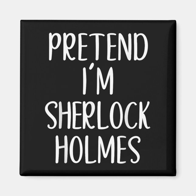 Íman Fingir que sou Sherlock Holmes Fácil Figurino Hall (Frente)