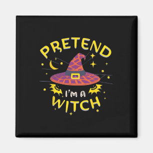 Íman Fingir que sou um fantasma de bruxaria no Hallowee