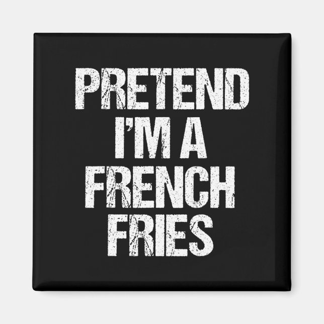 Íman Fingir que sou uma fada francesa. Frita Engraçada  (Frente)