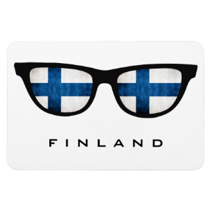 Íman Finland Shades custom text & color magnet