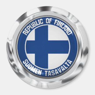 Íman Finlândia Round Emblem