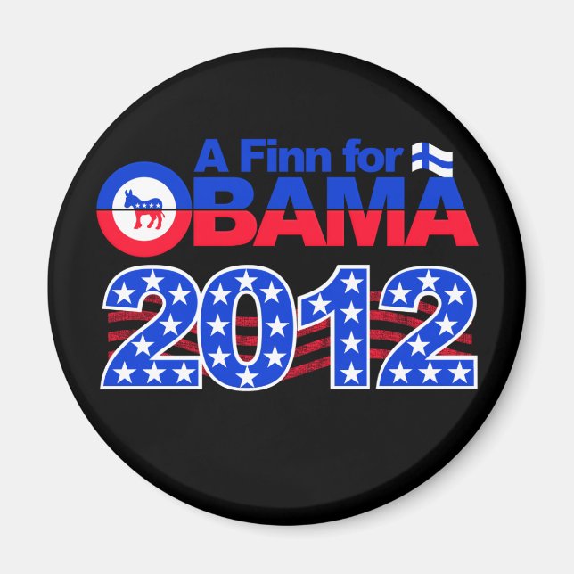 ÍMAN FINN PARA OBAMA 2012 (Frente)