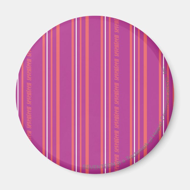 Íman Fino Stripes Roxo (Frente)