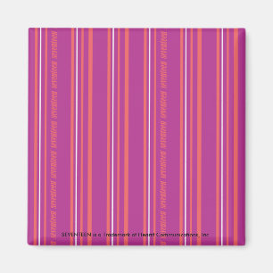 Íman Fino Stripes Roxo