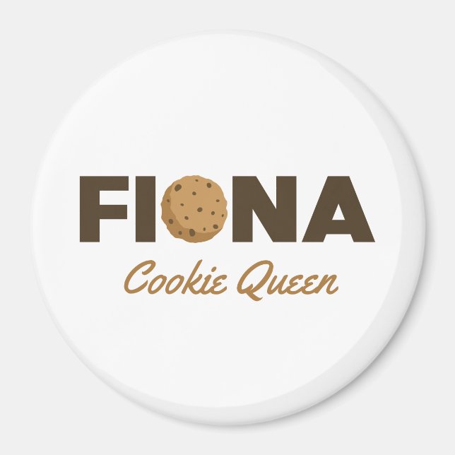 Íman Fiona cookie rainha (Frente)