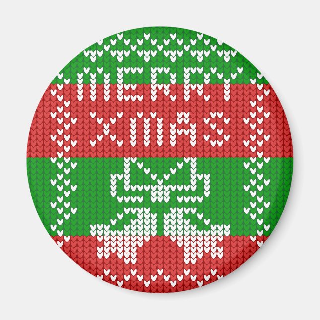 Íman Fios de jingelas com estrutura de suéter febril (Frente)