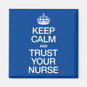 Íman Fique calma e confie na sua enfermeira