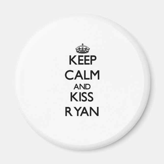 Íman Fique calmo e beije Ryan (Frente)