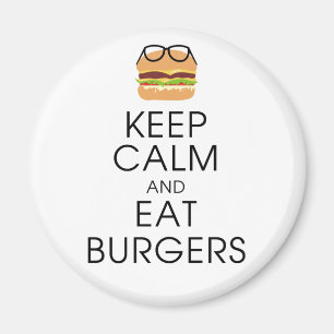 Íman Fique Calmo E Coma Burgers