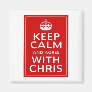 Íman Fique Calmo E Concorde Com Chris