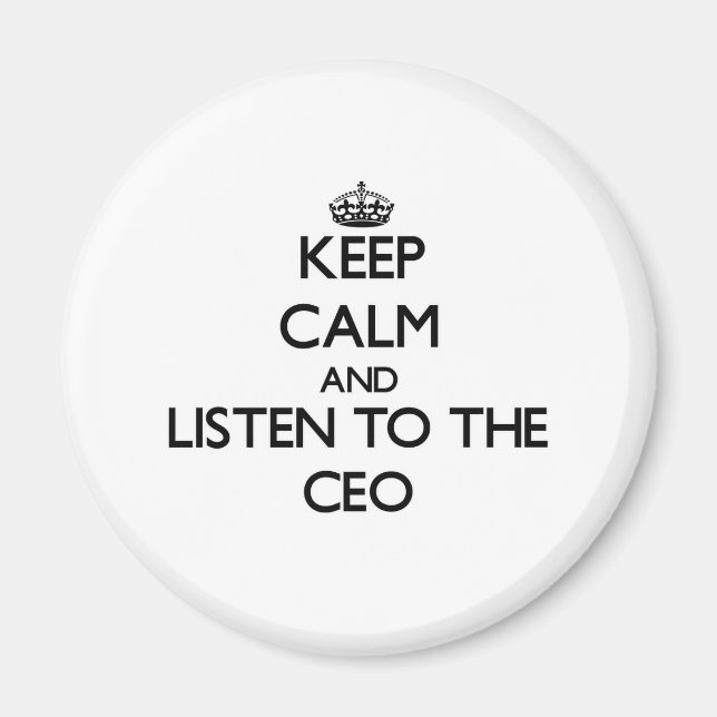 Íman Fique calmo e ouça o Ceo (Frente)