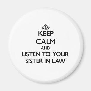 Íman Fique calmo e ouça sua cunhada