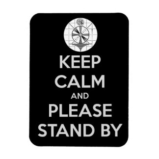 Íman Fique Calmo e, por favor, fique de pé