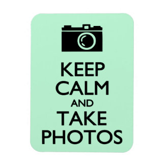 Íman Fique calmo e tire fotos