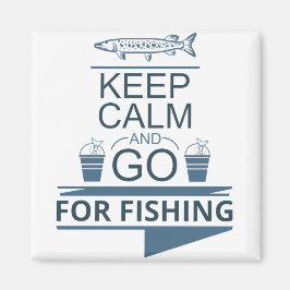 Íman Fique calmo e vá pescar