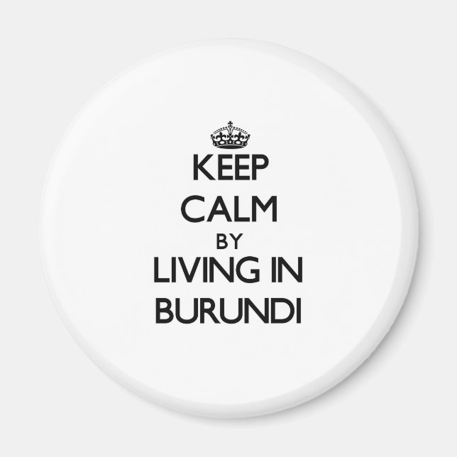 Íman Fique calmo vivendo no Burundi (Frente)